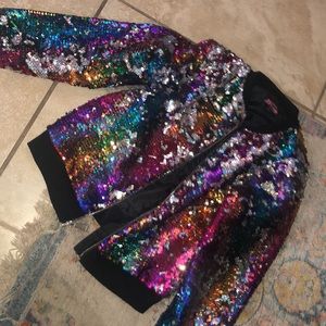 Girls sequins jacket size 7/8